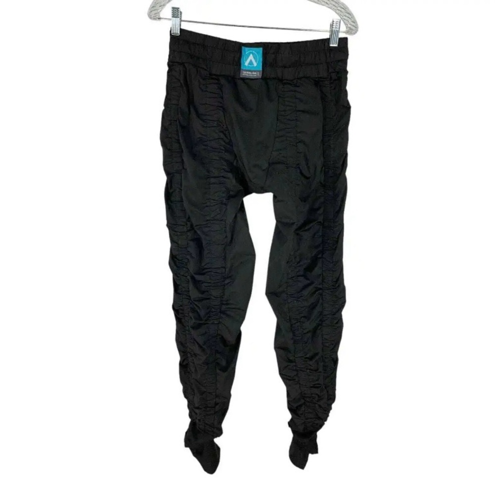 Agogie Wearable Resistance +20 Workout Yoga Pants Ruched Leggings Black PMedium